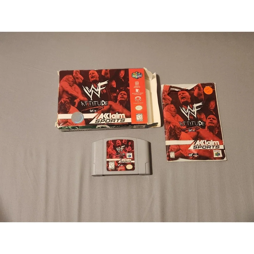 Wwf-Attitude - Nintendo 64 (N64) CIB